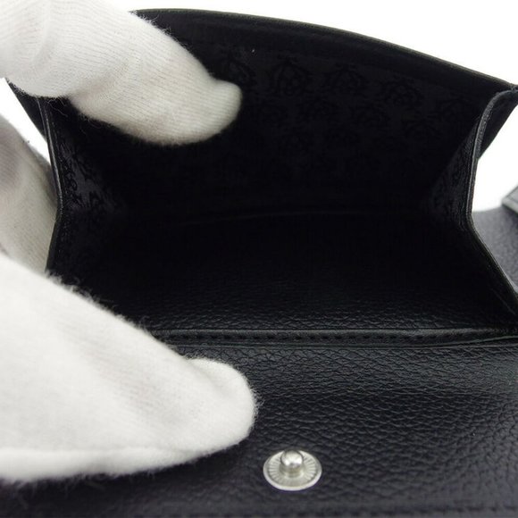 dunhill wallets Dee Eight D8 PVC ~ leather Auth used T18851 - Picture 6 of 8